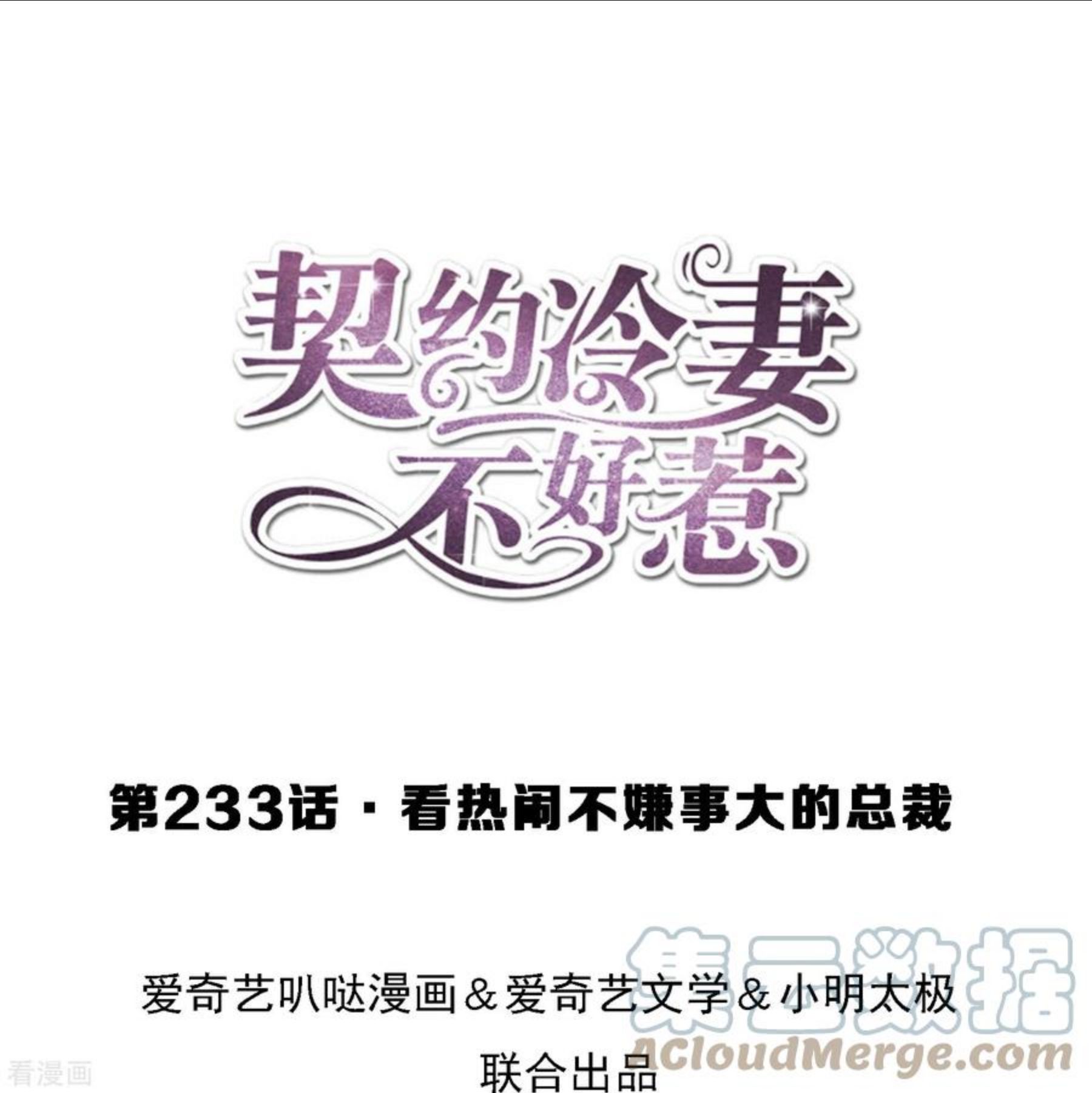 第233话 看热闹不嫌事大的总裁0