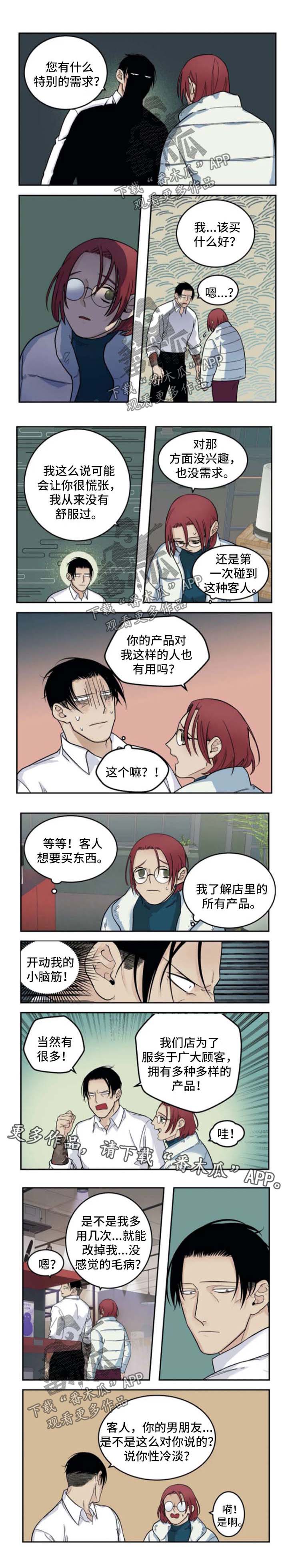 老大的幸福小王被开除漫画,第32章：介绍商品1图