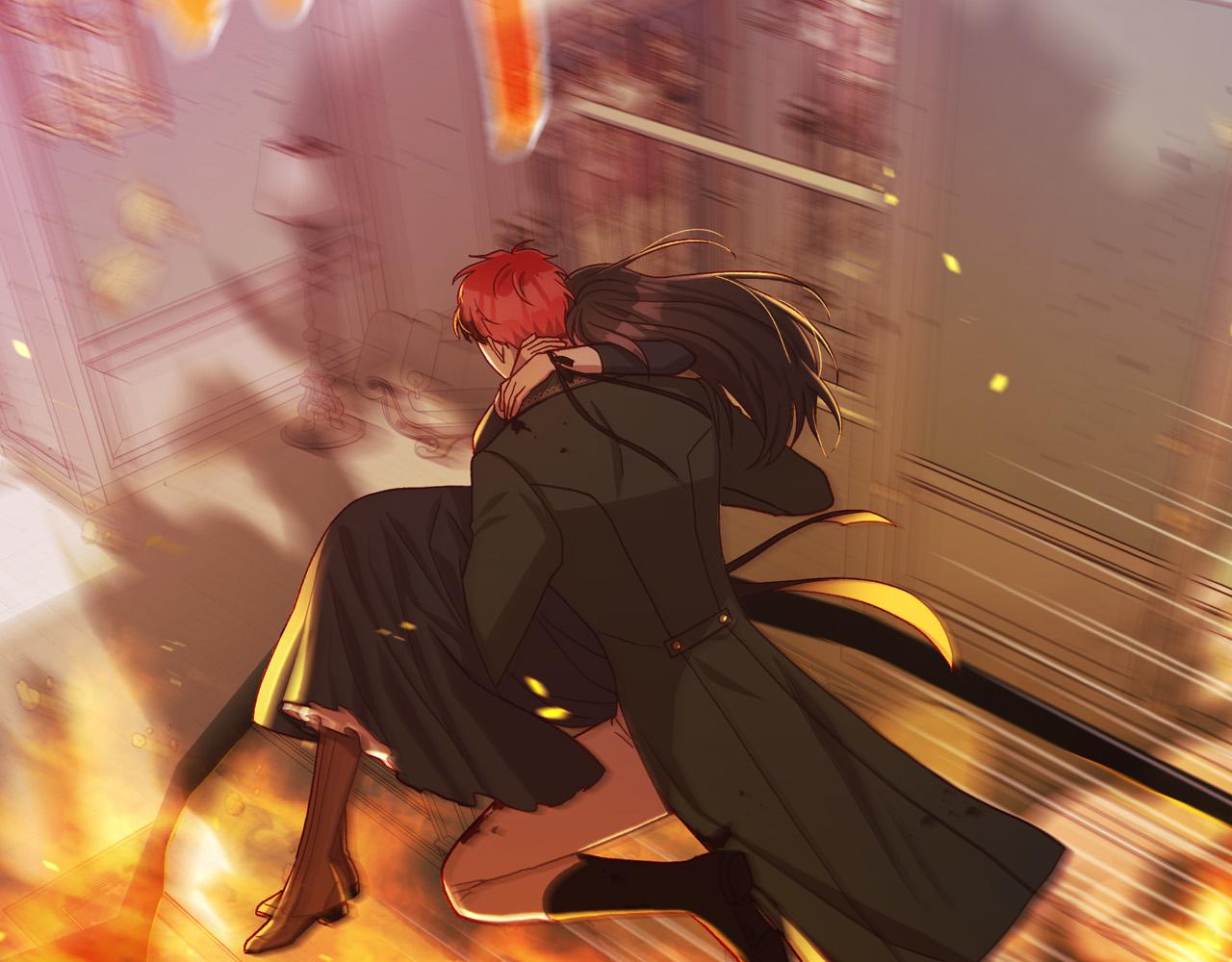 侍女只想活下去漫画,第63话 舍命相护2图