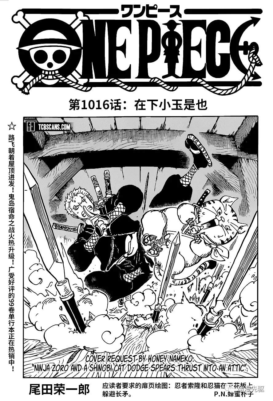 海贼王漫画,第1016话在下小玉是也1图