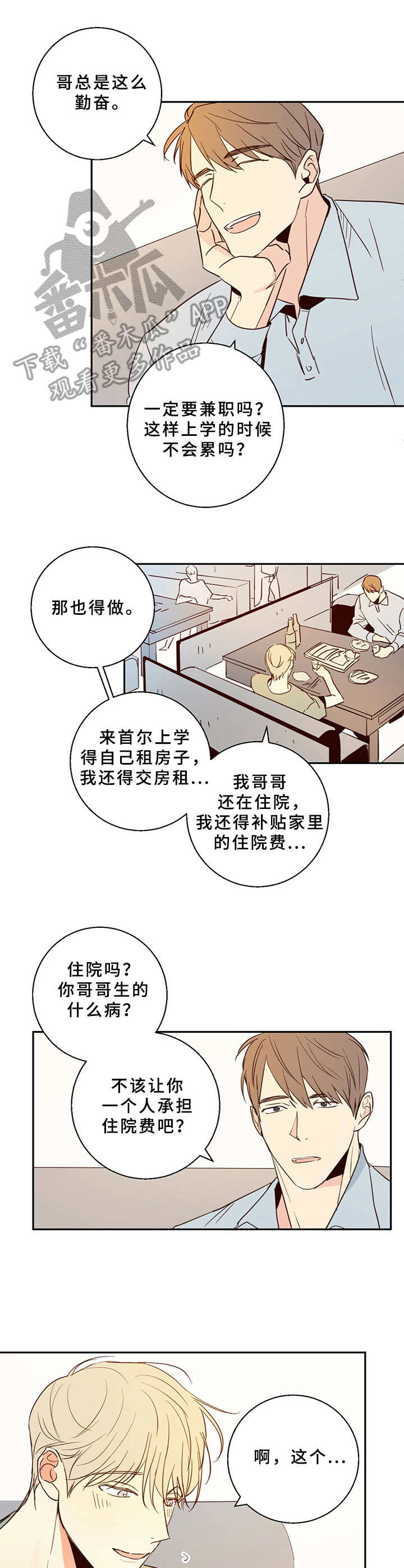 危险便利店人物介绍漫画,第7章：约饭5图