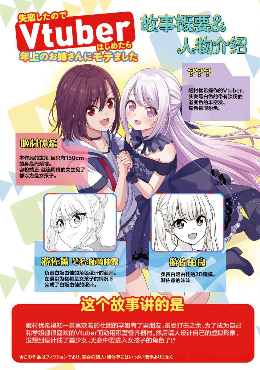 失恋后开始做虚拟主播漫画合集漫画,第2话2图
